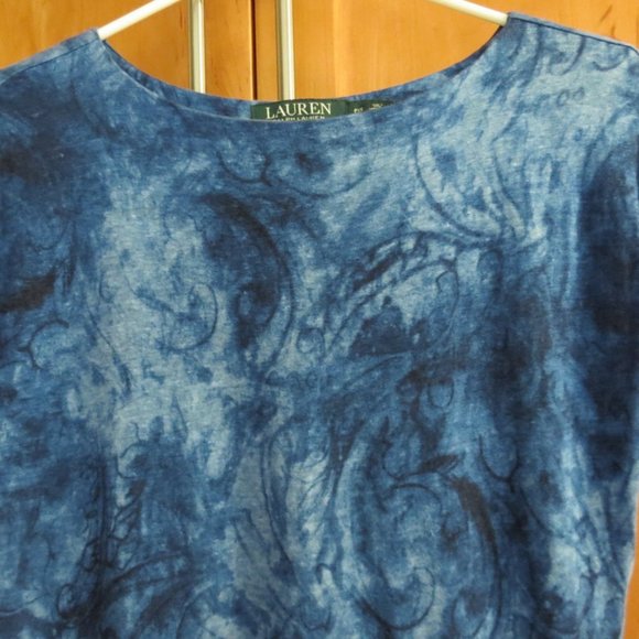 Lauren Ralph Lauren SOFT LINEN Pencil Stretch Dress Size PXS - Picture 2 of 4